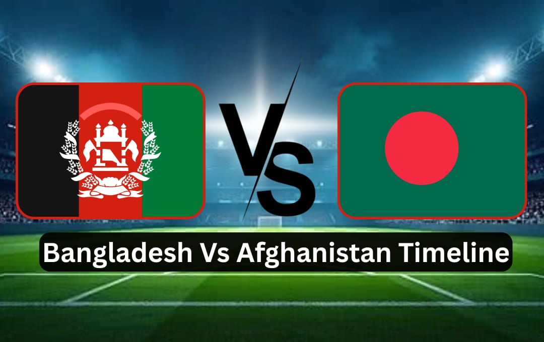 Afghanistan National Cricket team vs Bangladesh National Cricket team Timeline