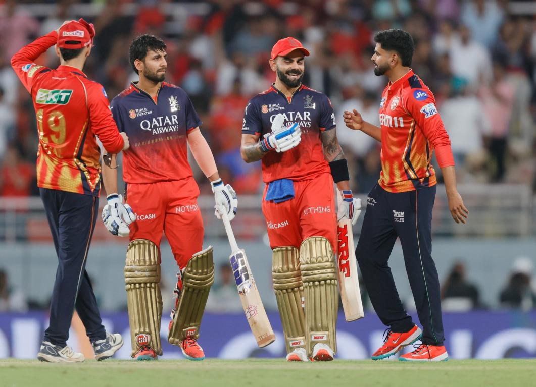 Royal Challengers Bengaluru vs Punjab Kings timeline